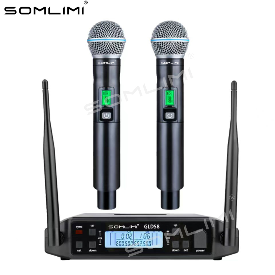 Shure Mic Sm58 - SOMLIMI G24-A58 Microfone Sem Fio Profissional