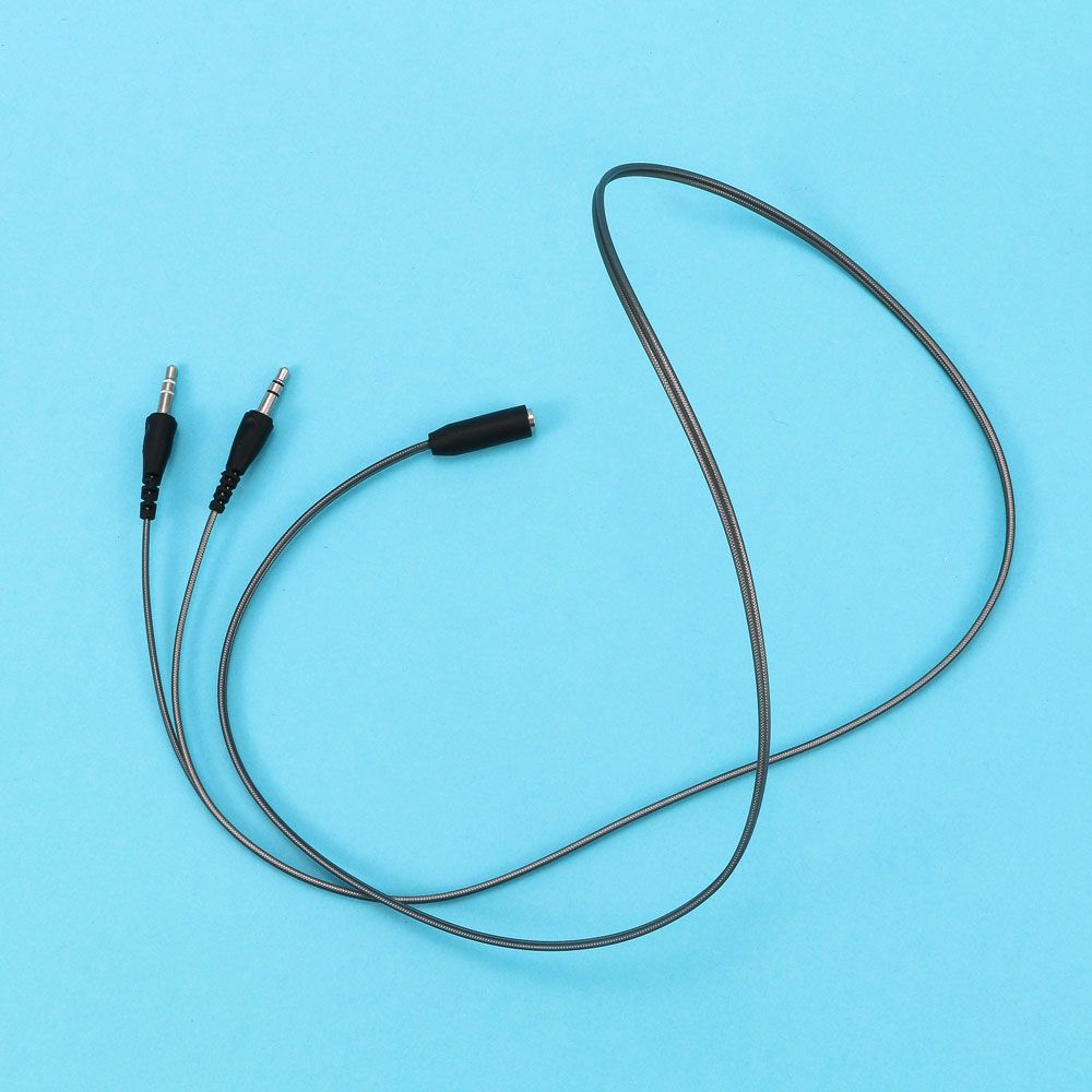 Earphone Splitter Jack - 1m 3.5mm fêmea para 2 macho