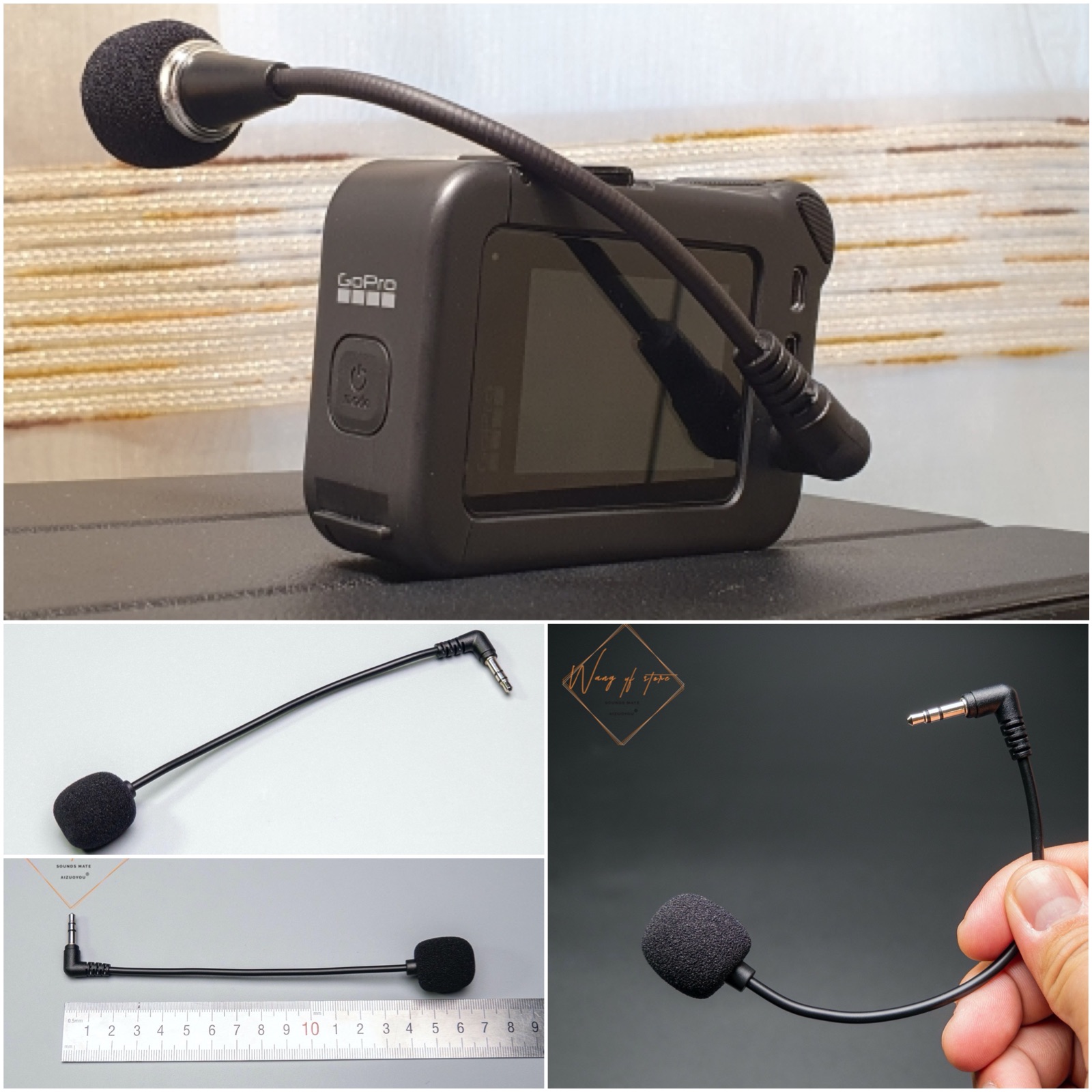 Audiophile Headphone Wired - 3.5mm microfone microfone estéreo jack para