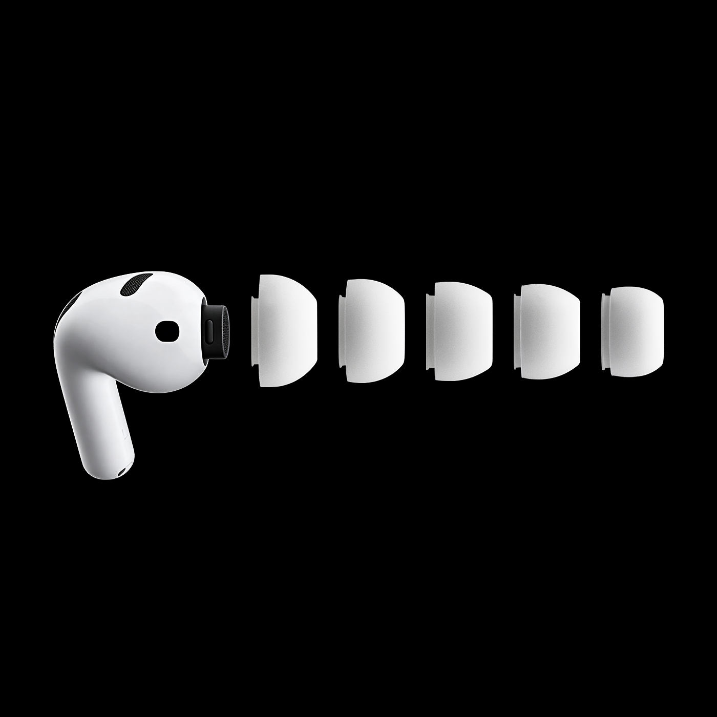 Earphone Foam Tip - Ponteira de silicone integrada para Airpods