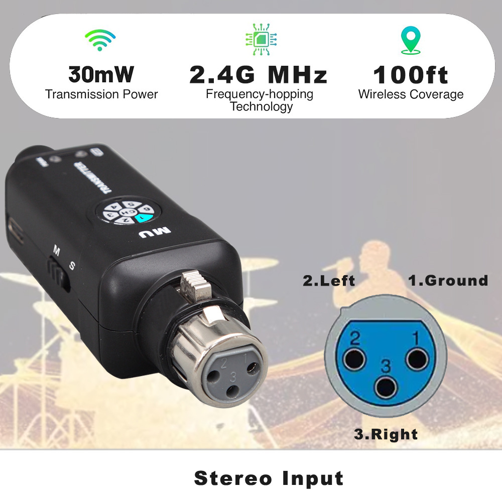 2.4G Sistema de monitorização  - In Ear Monitor Iem avaliação e preço