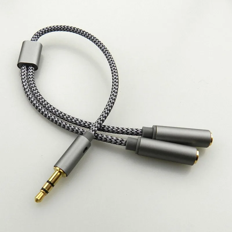 Divisor de áudio de 3,5 mm, 1  - Earphone Splitter Jack avaliação e preço